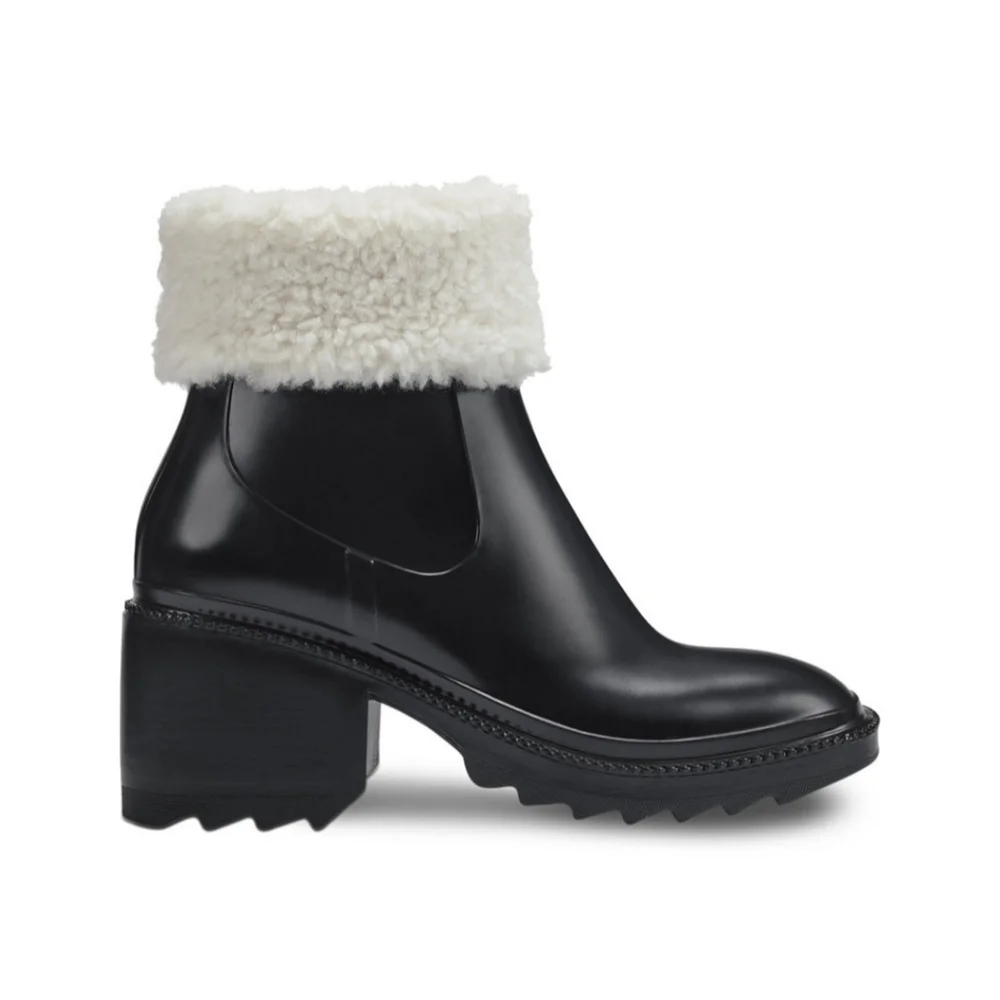 INC EADIN RAIN BLACK BOOTS NIB SIZE 10